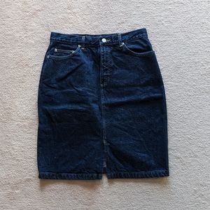 High Sierra Registered vintage denim pencil skirt, size 10